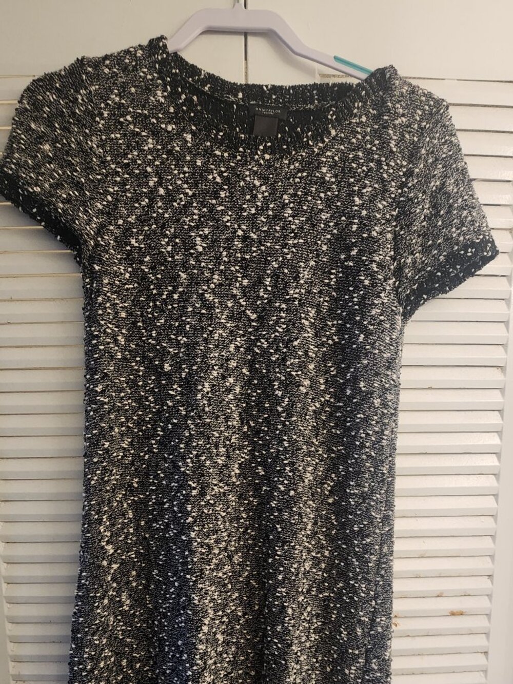 Ann Taylor Black and White Dress